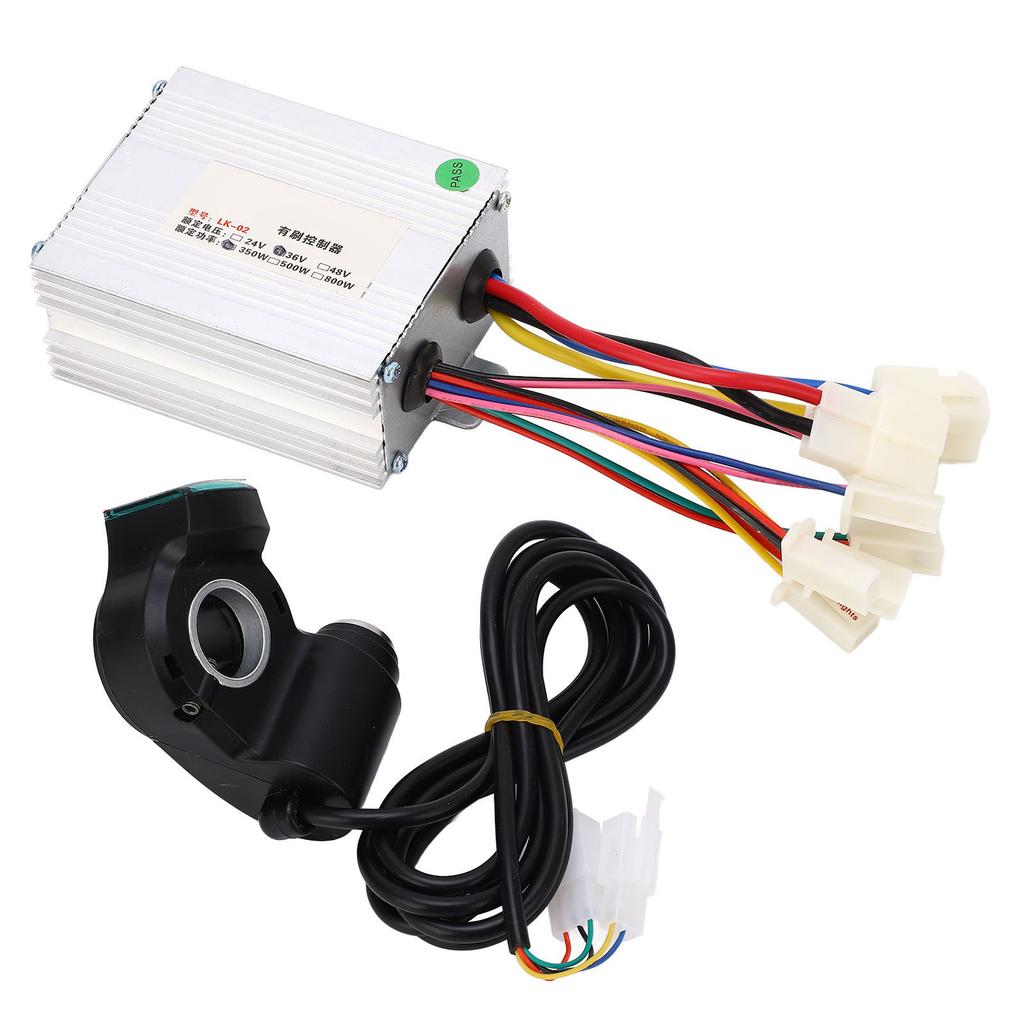 Motor Controller Kit 350W Schnelle Wärmeableitung Unterspannungsschutz Elektrofahrrad Gasgriff