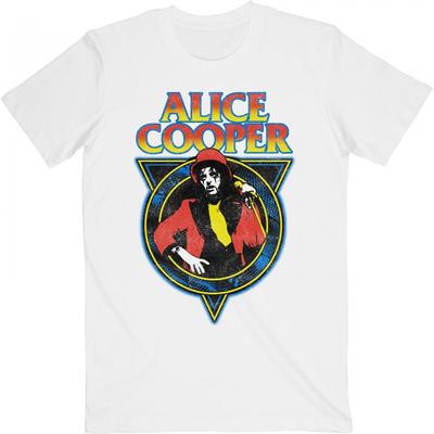 T-shirt Unisex da Adulto Alice Cooper con Stampe di Serpente