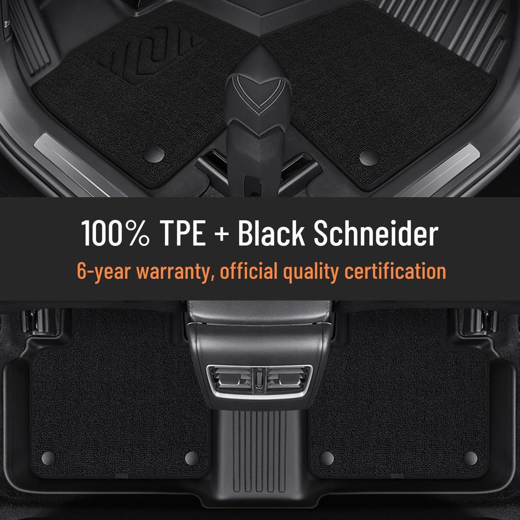 Volkswagen TPE Car Floor Mats for Tiguan L, Sagitar, Bora, Lavida, New Sagitar, T-Cross, Polo, Talagon, Lamando, Teramont