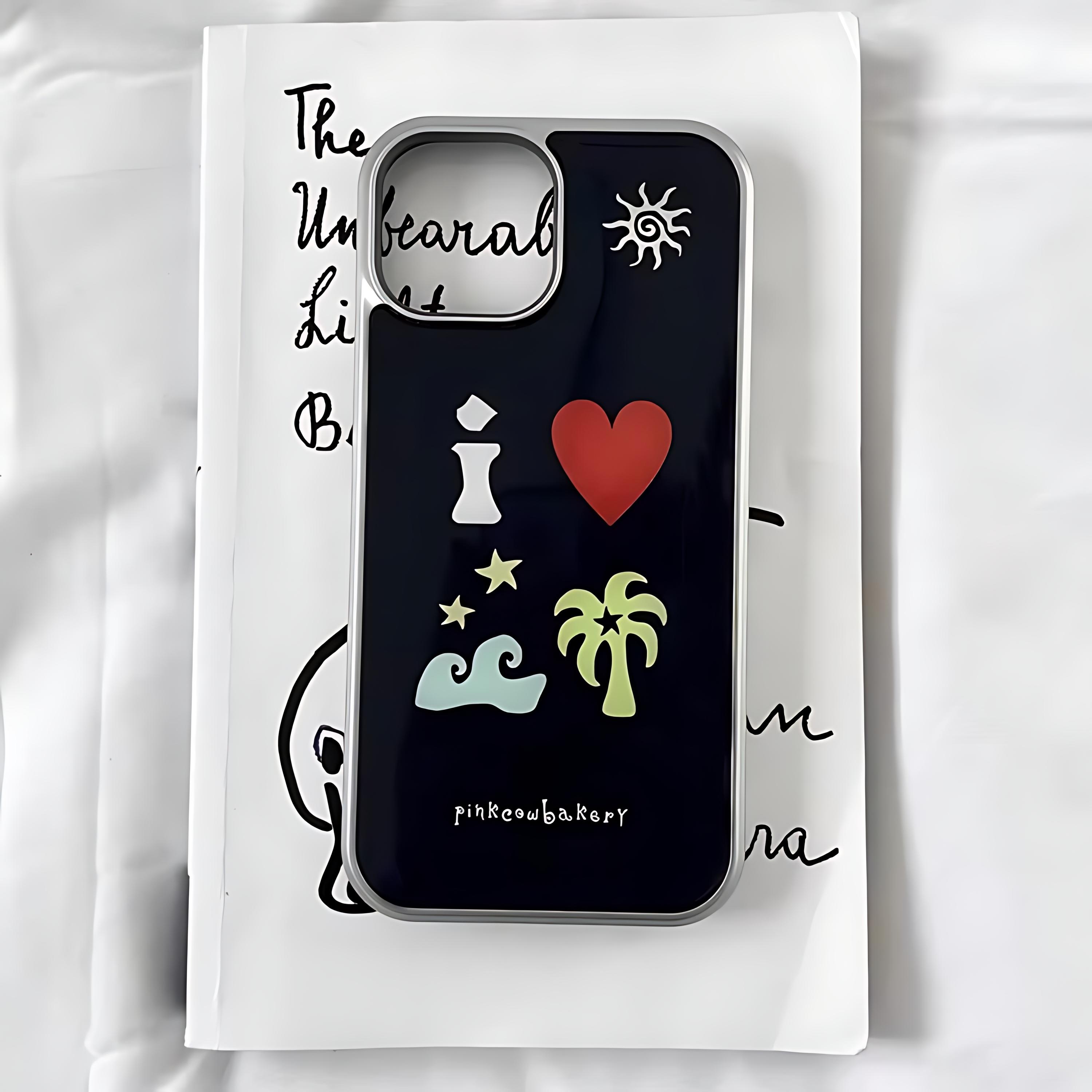 

ins корейские Океанские Кокосовые Пальмы Летний Чехол для Телефона для iPhone 17 16e 16 15 14 13 12 11 Air Pro Max X XR 8 7 Plus Прозрачный Мягкий Чехол iPhone 11