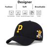 P Letter Side Pirate Embroidery Baseball Cap Men Women Spring Summer Sun Hats Cotton Snapback Hat Unisex Hip Hop Trucker Caps