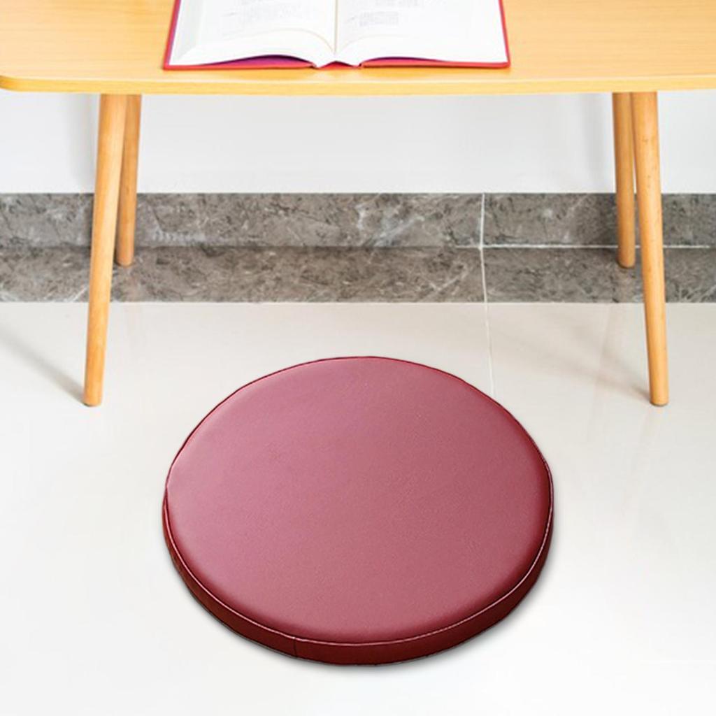 Cuscino per Seduta Sgabello Alto in Pelle PU 36 cm Decorazione per la Casa Cuscino per Seduta Rotondo per Soggiorno di Casa Hotel Balcone Sala da Pranzo