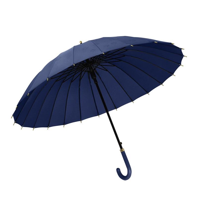 MAYDU 24-Rib Automatic Long Handle Windproof Umbrella