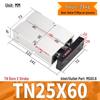 TDA Double-Axis Double-Rod Large Thrust Cylinder - Sizes: 10/16/20/25/32/40/50mm X 20/50/75mm