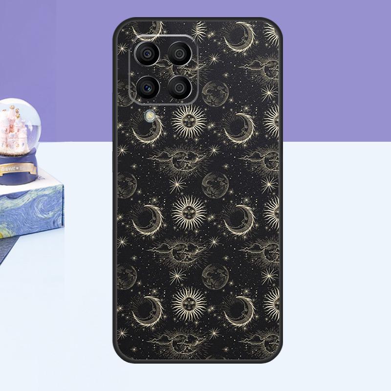 

Астрологический чехол Солнце, Луна, Облака для Samsung Galaxy M15 M55 M35 M33 M21 M31 M16 M36 M56 M53 M13 M12 M32 M52 M14 M34 M54 Samsung M11