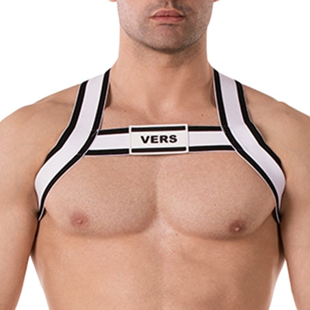 Harnais élastique Vers Noir-Blanc - Barcode Berlin - Harnais