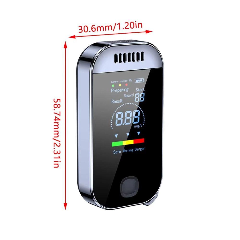 High Sensitivity Breathalyzer Analyzer Portable Blow Breathalyzer  Breathalyzer Diagnostic Tool