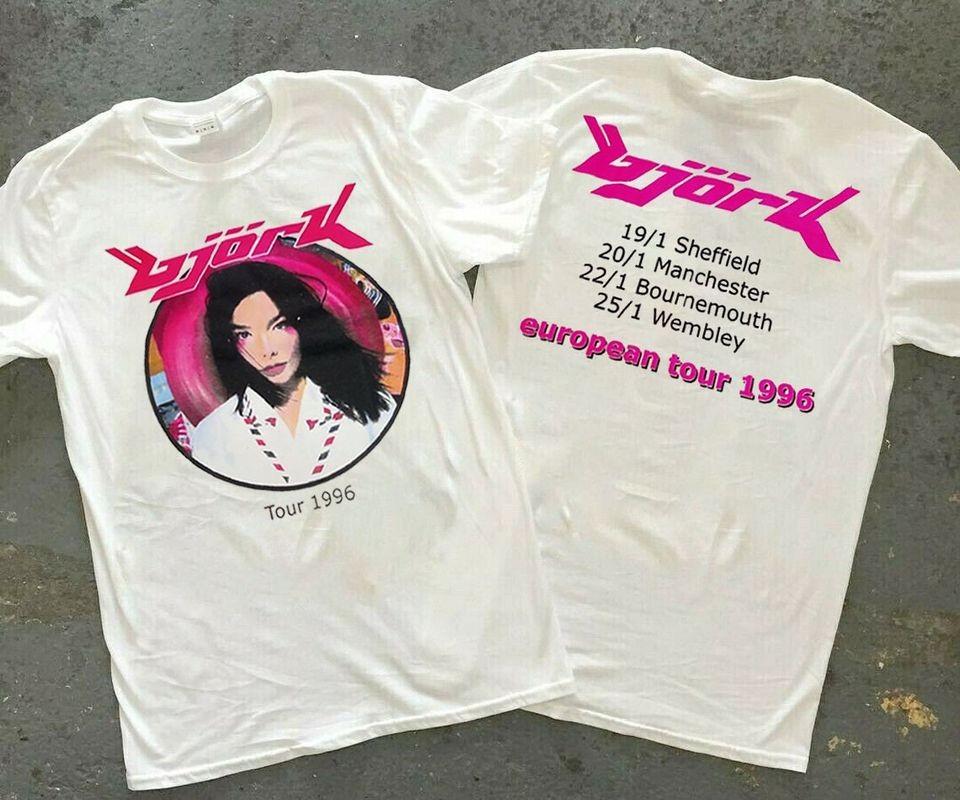 Bjork Post European Tour 1996 Unisex T-Shirt XXXXL