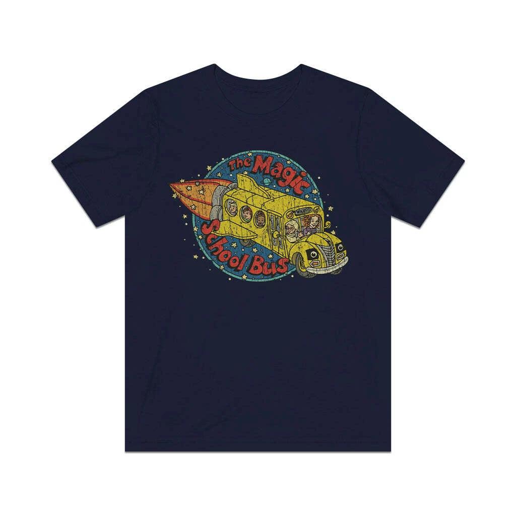 The Magic School Bus 1994 Vintage Men s T shirt 4XL