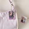 Transparent Star ID Card Holder Cute Girl Photo Card Sleeve Multiuse 3 Inch Card Display Bag Accessory