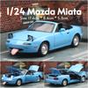 1/32 Mazda MX-5 miniaturní odlitek Miata Roadster hračka model auta zvuk a světelné dveře otevíratelné sběratelský dárek pro děti chlapce i dítě