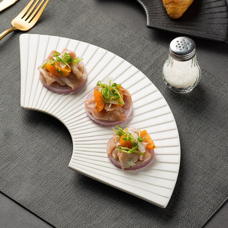 Japanese Sushi Plate, Frosted Fan Plate, Barbecue Skewer Plate, Sashimi Plate, Irregular Dish Plate, Refreshment Plate, Hot Pot Platter.