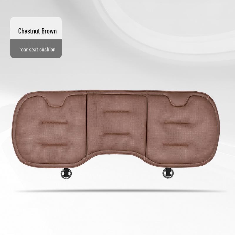 Universal Ventilated Car Seat Cushion for BMW, Mercedes-Benz & Xiaomi - Four Seasons, Lumbar Support, Rear Integrated, Single Driver Seat.