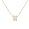 HECHENG,26-Letters Chain Pendants Necklaces,Initial Name Women's Zircon Fashion Zircon,Party Wedding Gift Wholesale