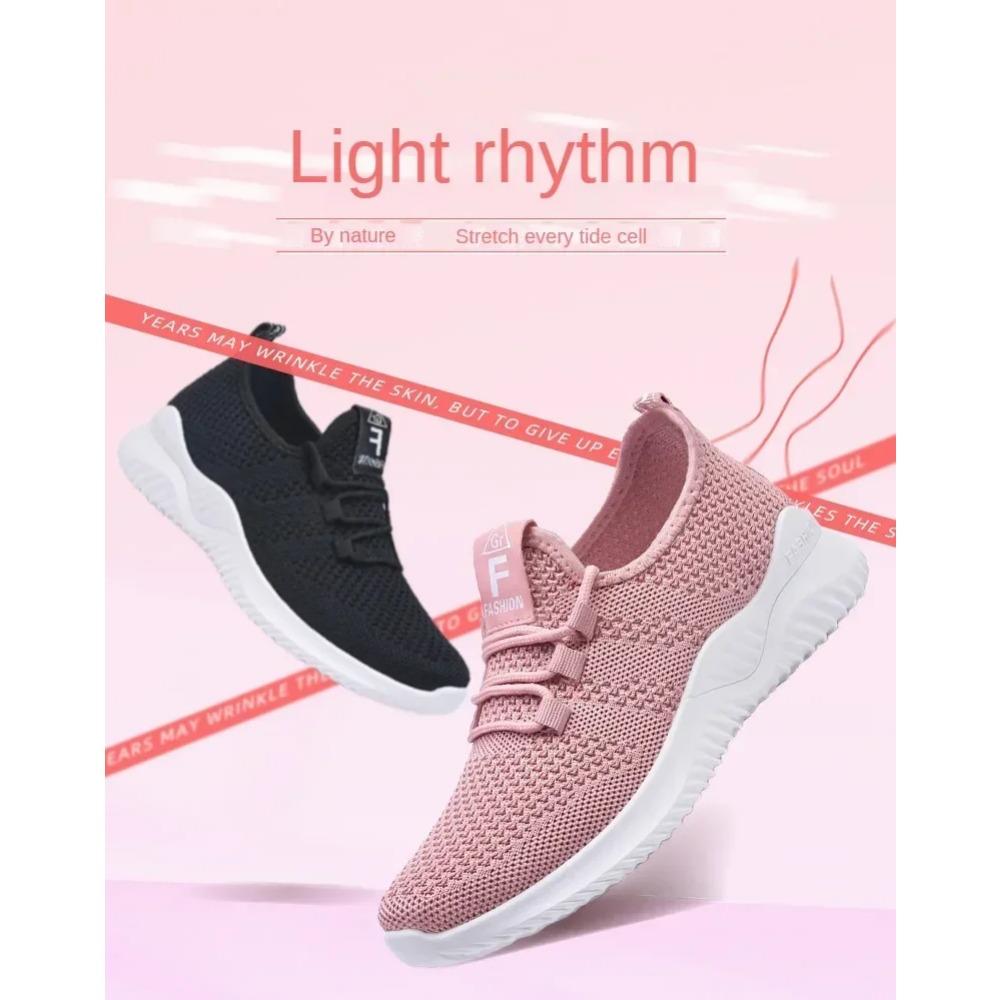 2025 Sports Running Shoes Women's Mesh Walking Breathable Fashion Comfortable Casual Sports Shoes
