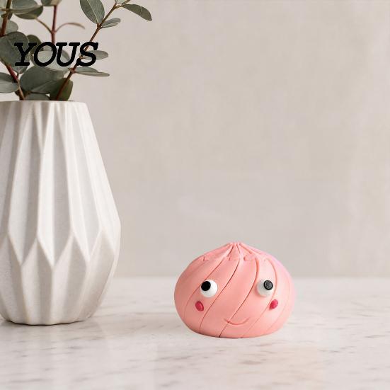Soft Pastel Stress Toys 3D Printed Bun Fidget Toy, Twist And Turn Relief Desk Fidget, Colorful Mood Boosters Relieve Anxiety Dumpling