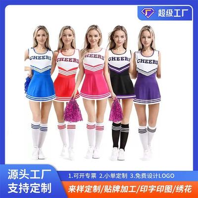 Contest Cheerleading Uniforms Are Suitable for Boys and Girls for Dance Cheerleading Performance Costumes