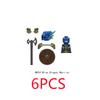 MOC Building Blocks Medieval Character Accessories Warhorses Militiamen Dragons Castles Knights Brick Gifts Toy Helmets Shields