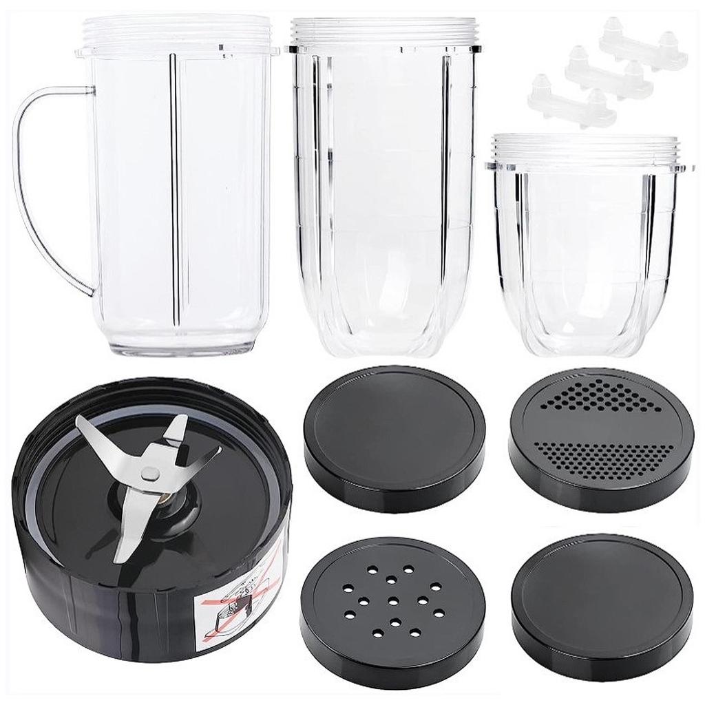 Tazze per Frullatore Ricambi per Frullatore Lame per Mixer Tazze per Spremiagrumi Materiale Plastico per Frullatore Serie Magic 250W MB1001