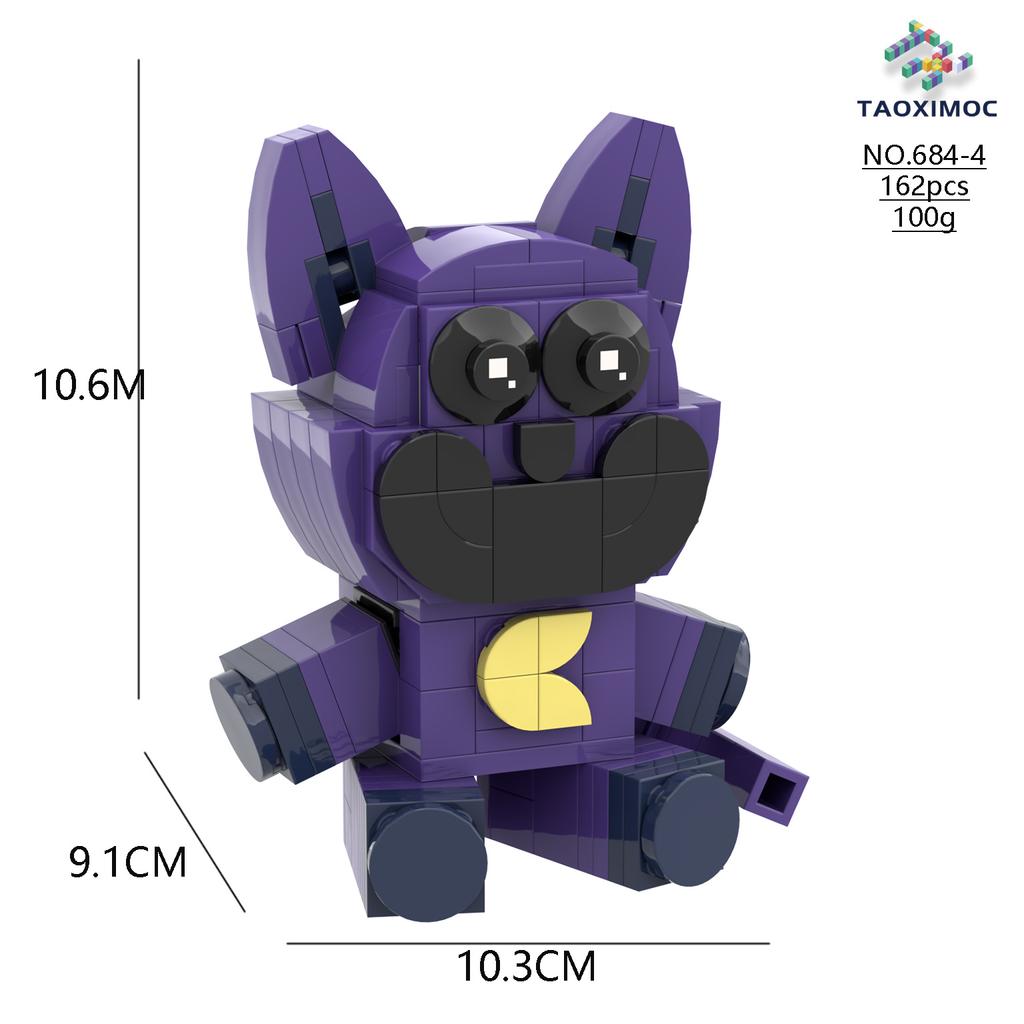 2024 Smiling Critters Children's Block Plastic Game Designer for Teens and Children