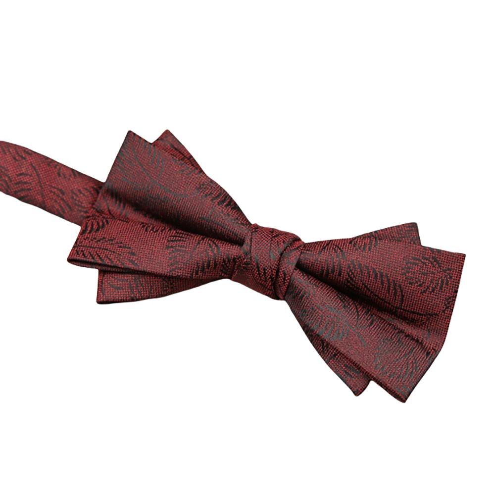 

Мягкий мужской галстук-бабочка для жениха и свидетеля, креативный красный галстук-бабочка для банкета Style 9