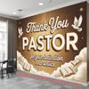 2D Flat 1pc Pastor Appreciation Banner For Religious Decor Sacred Banner Colorful Sacred Backdrop For Church Home Wall Decor Religious
