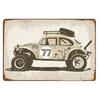 Vintage Rc Car Metal Sign Poster  Tamiya Sand Scorcher 20x30cm  Aluminum