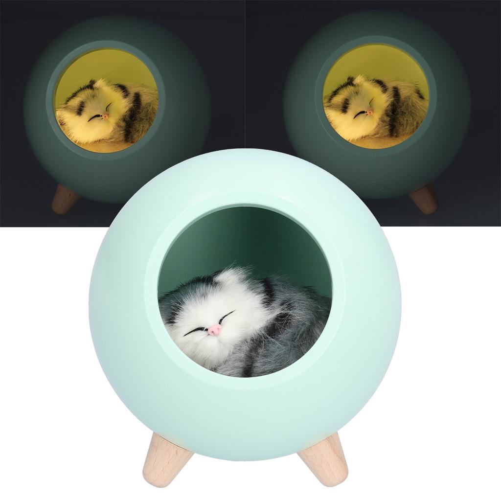 USB   Lamp Children Girls Bedroom Bedside Cartoon LED Sping Night Light Warm Light
