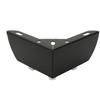 Corner Furniture Leg, Matt Black, Height 5.5 Cm