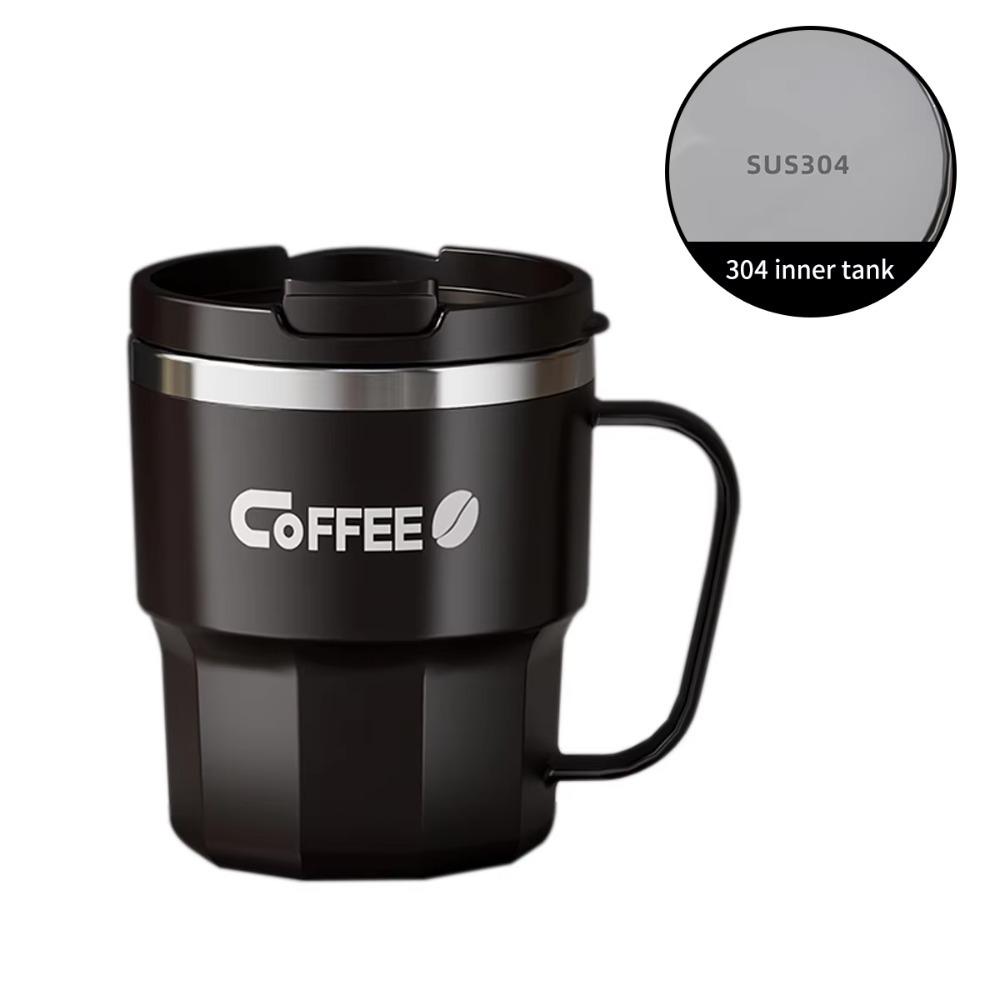 With Lid Coffee Mug 304 Stainless Steel Water Cup New Coffee Cup