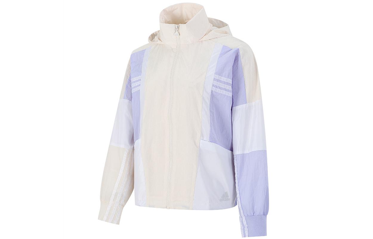 Adidas Jackets Women s Ecru Stand Collar Moderate Other H09728 L