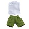 Niannyyhouse OB11 Größe Obitsu Puppe 11cm Körper Cowboyshorts Langes Weste Tasche Cargohosen Puppenkleidung 112 BJD Puppenkleidung (Lang, Grün)