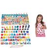 Montessori Early Education Wooden Traffic Counting Board Large Size Cognitive Math Toy For Children