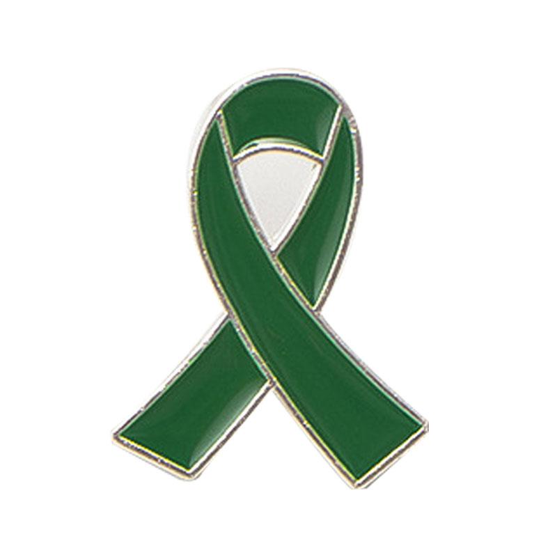 Green Small Size Breastpin Elegant Comfortable Feel Simple Fashionable Alloy Brooch Pin for Work Dating