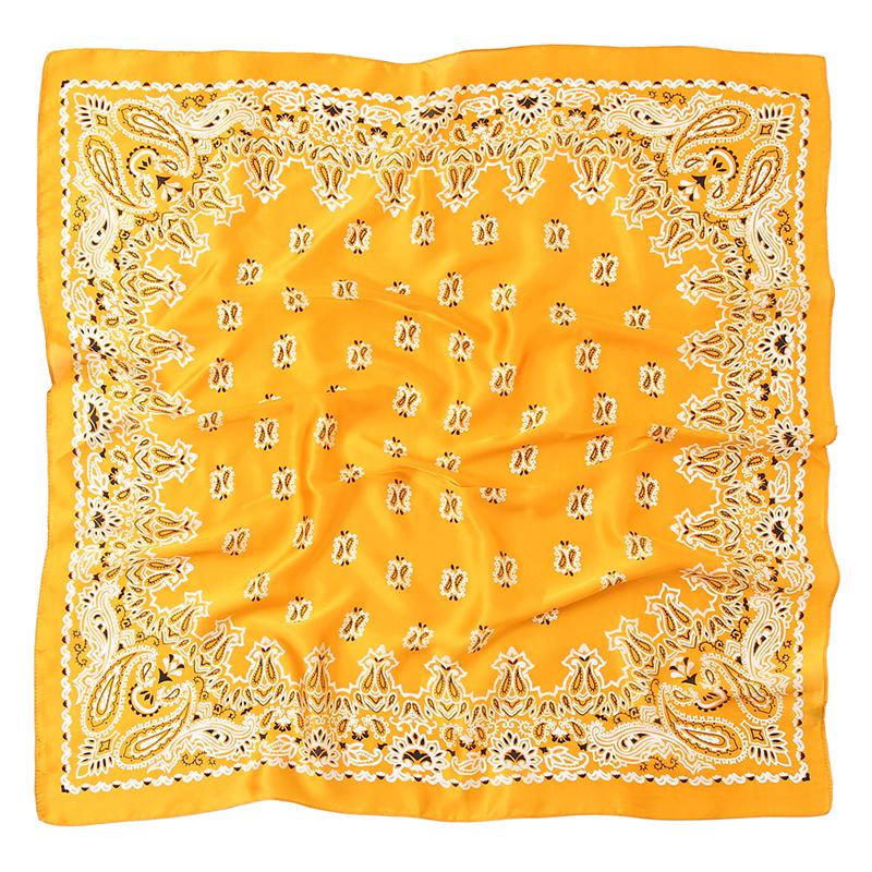 

70cm Bohemian Print Bandanas Paisley Pattern Headbands Fashion Hip Hop Square Scarf Unisex Outdoor Riding Headband Handkerchief