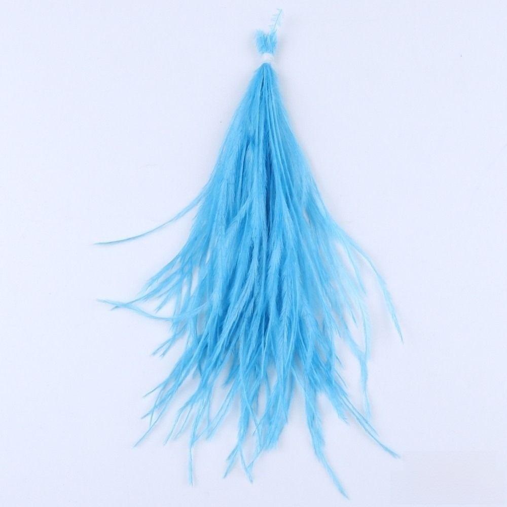 100Pcs Sewing Costuming Ostrich Feathers Loose Plumas Decorativas  for Home Wedding Party