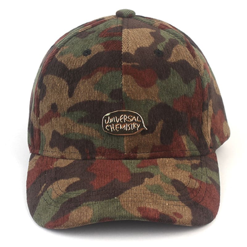 Universal Chemistry Corduroy Camo Khaki Ballcap Camo Ball Cap