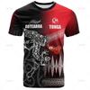 Harajuku Summer 3D The Kingdom Of Tonga Printing T Shirt Oceania Tonga National Day Graphic T-shirts Fashion Mens Clothing Tees