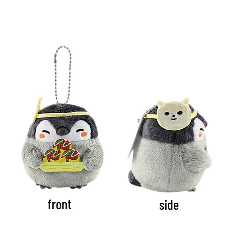 Genuine Plush Penguin Keychain - Japanese Style Cute Backpack Accessory & Positive Energy Bag Charm