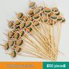 Colorful Bamboo Fruit Forks & Cocktail Skewers - Decorative & Disposable for Baking & Events