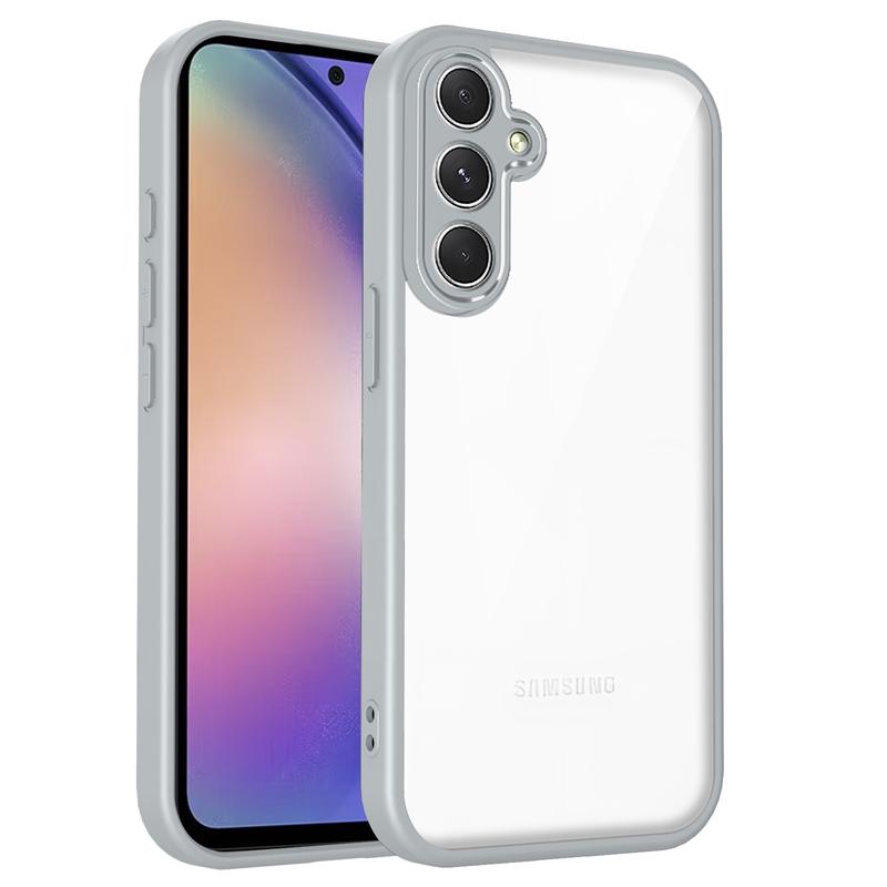 Transparent Silicone Case For Samsung Galaxy M56 M36 M16 M06 M55 M55S M35 M15 M05 PC Back TPU Bumper Shockproof Phone Cover