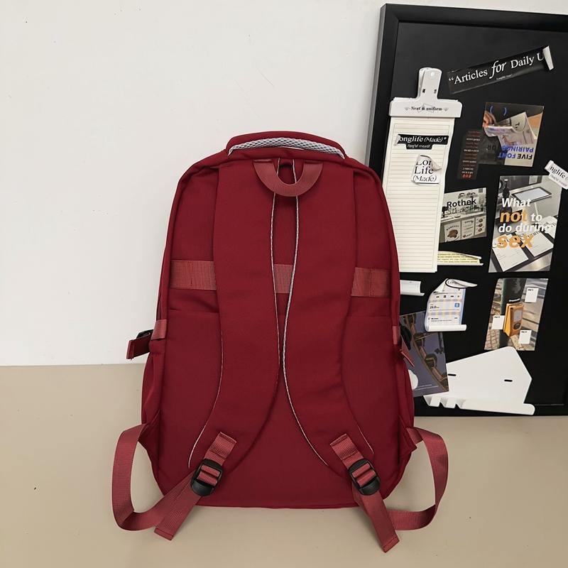 Men Large Capacity Backpack Middle School Student Schoolbag Women Travel Backpack