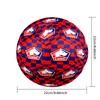Olympique Football Crest Size 5 Soccer Balls, Anti-Slip, Protective Football, Outdoor Sport, a Unique Gift Suitable for Him/her, Birthdays