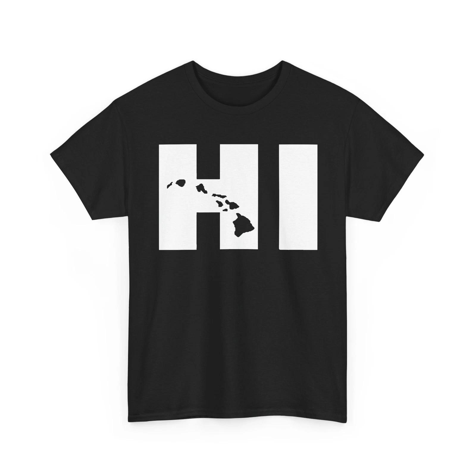 Hi Hawaii Island Life Unisex Heavy Cotton TShirt S