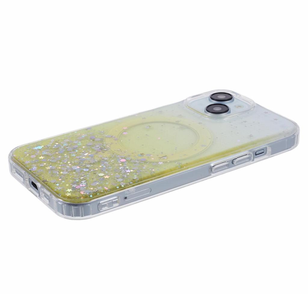 JTW Series for iPhone 14 Case Compatible with MagSafe Glitter Sequins Epoxy Phone Cover