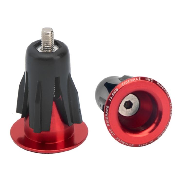 2 Pcs Aluminum Alloy Bike Handlebar End Plugs Bicycles Grip Handle Bar End Cap
