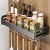 30/40CM Kitchen Storage Rack Space Saving Wall Mounted Rack  Household Storage