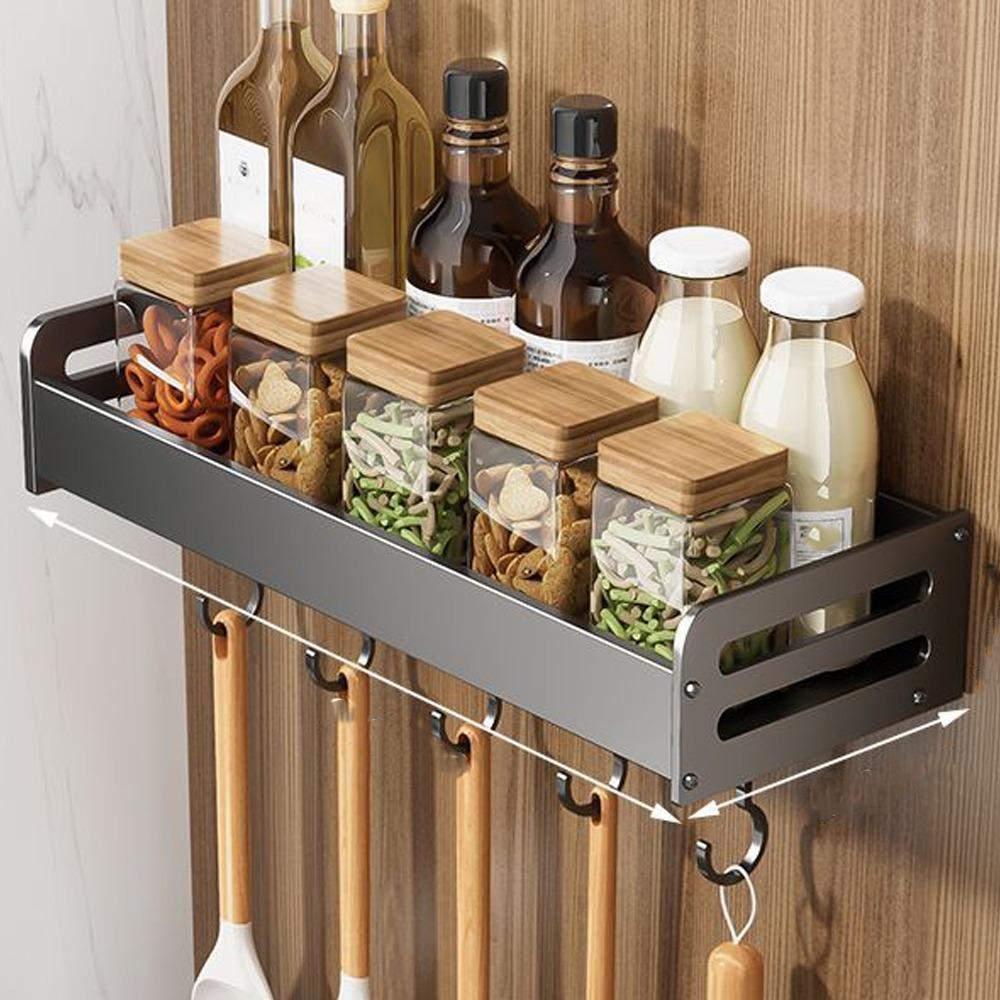 30/40CM Kitchen Storage Rack Space Saving Wall Mounted Rack  Household Storage
