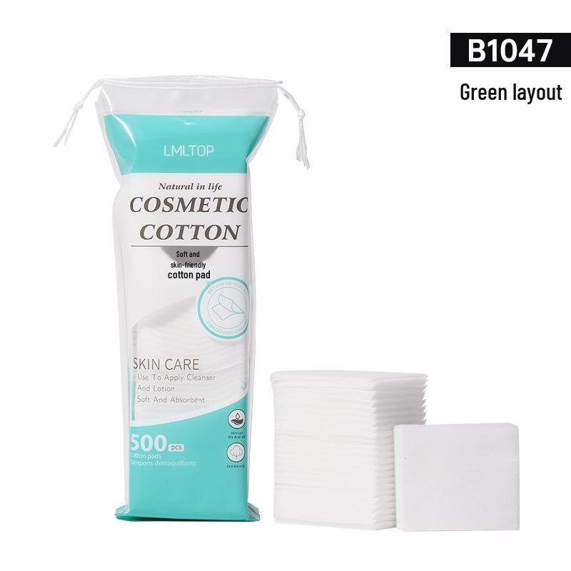 LMLTOP Non-Woven Cotton Pads, 500 Pieces - Water-Saving Makeup Remover & Thin Nail Polish Remover Pads (B1047)