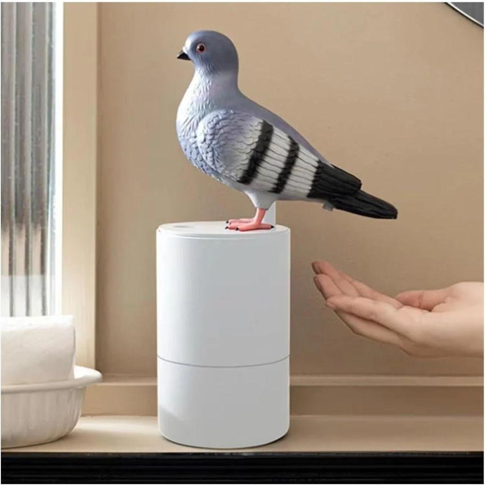Pigeon Shape Foam Soap Dispenser Creative Blue Bird ABS Material Automatic Soap Dispenser Hygienic Foam Refillable
